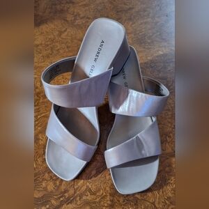 Andrew Geller Metallic Sandals